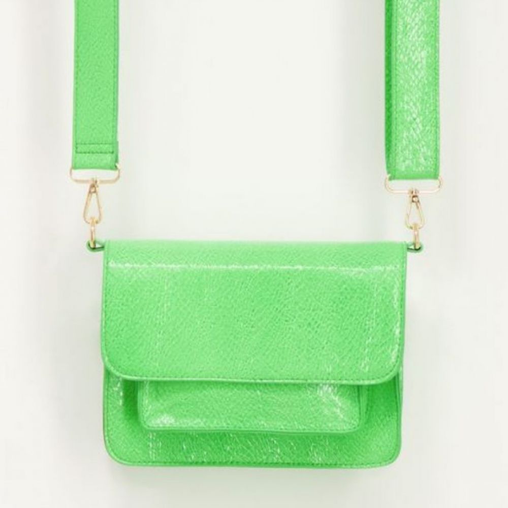 MY JEWELLERY | Croco schoudertas Fel groen